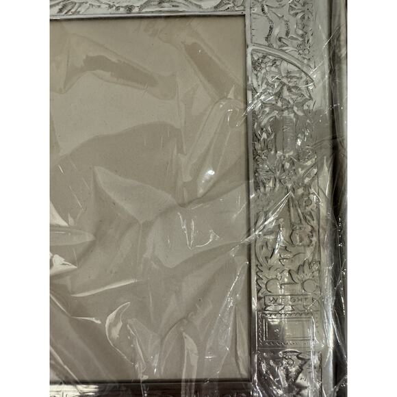 Vintage Empire Pewter Baby Picture Frame * Rare NEW In Package* Stork Nursery - Picture 7 of 15